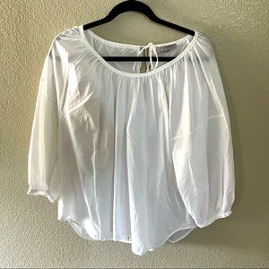 Everlane flowy peasant blouse size 12